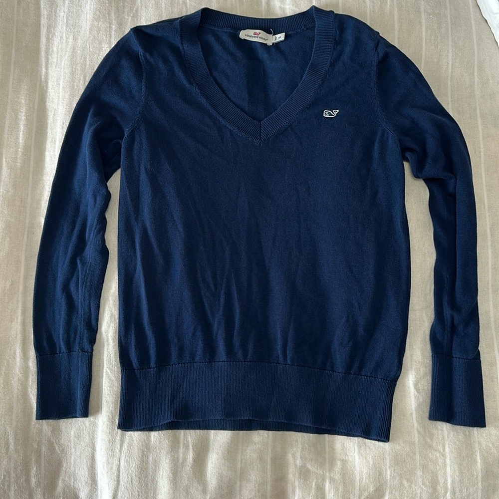 Vineyard Vines Cotton V-neck Sweater